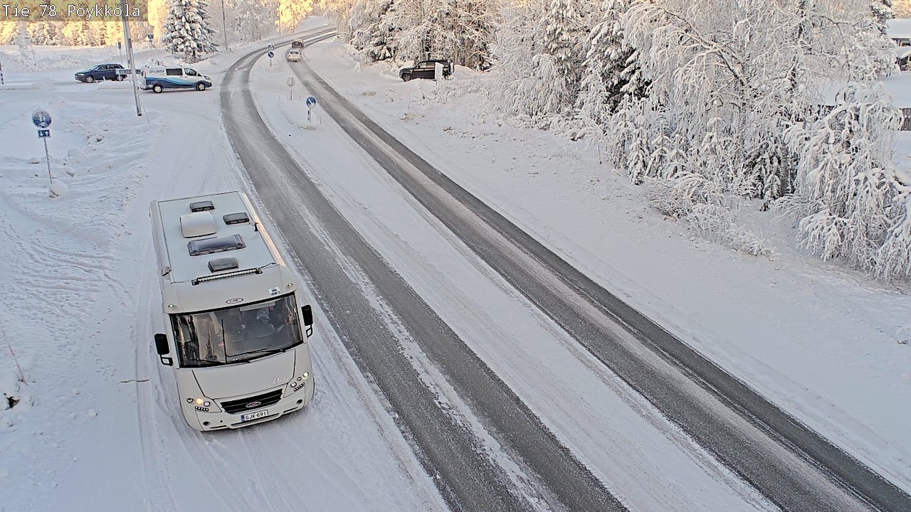 Kelikamerat Kuva Tie 78 Rovaniemi, Pöykkölä, Rovaniemi, Lappi