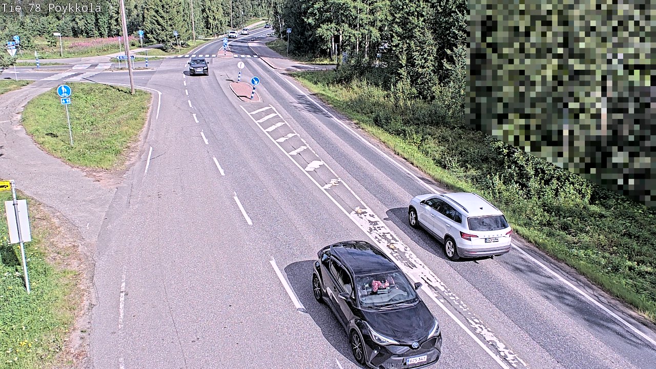 Weather Camera Image Väg 78 Rovaniemi, Pöykkölä, Rovaniemi, Lappi