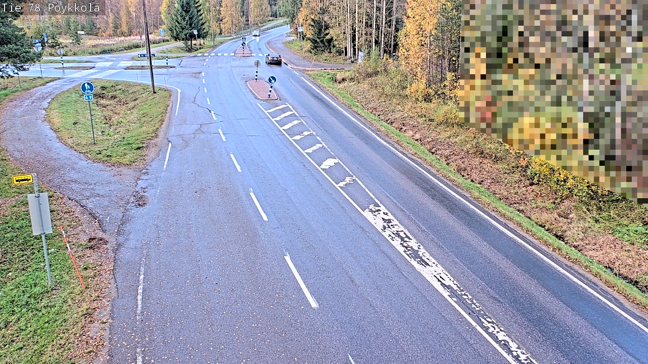 Kelikamerat Kuva Tie 78 Rovaniemi, Pöykkölä, Rovaniemi, Lappi