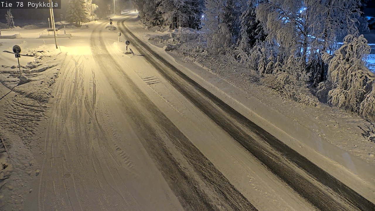 Kelikamerat Kuva Tie 78 Rovaniemi, Pöykkölä, Rovaniemi, Lappi