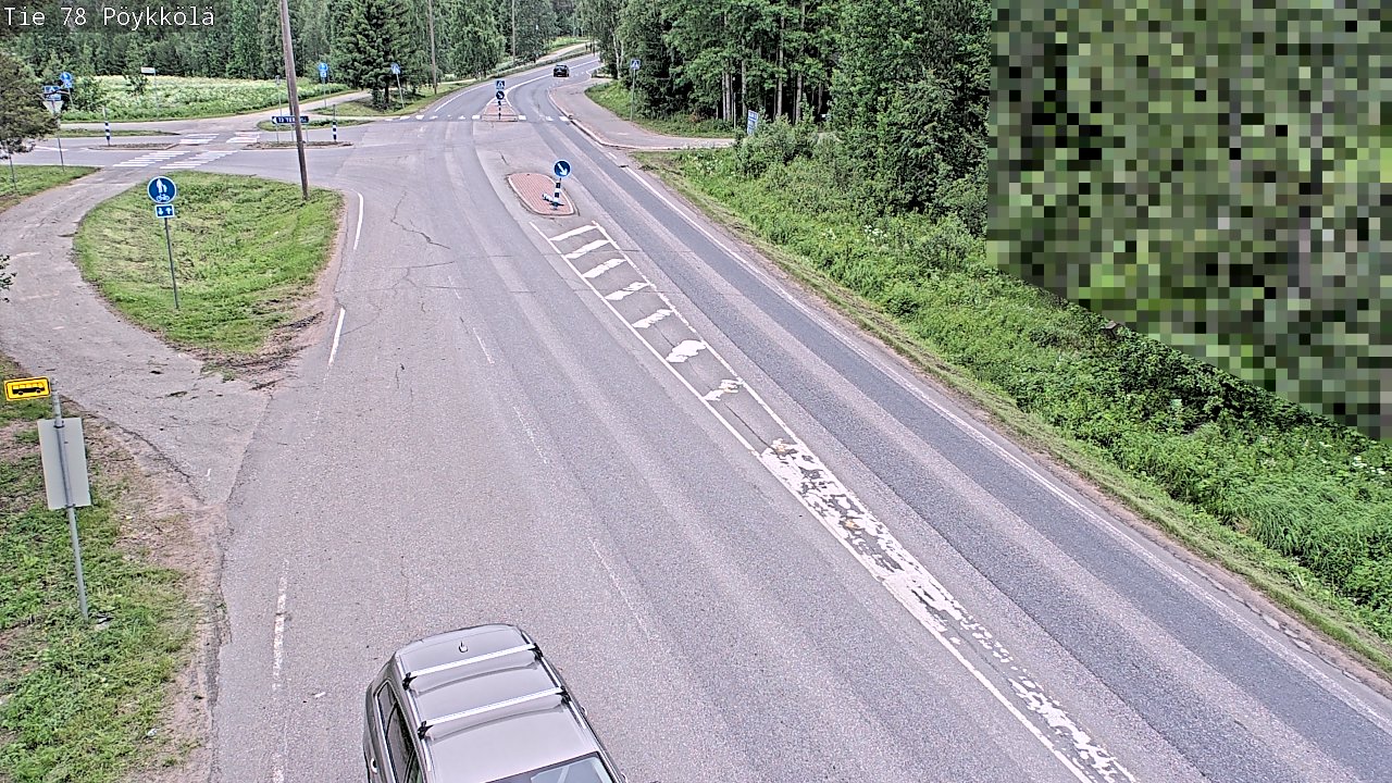Weather Camera Image Road 78 Rovaniemi, Pöykkölä, Rovaniemi, Lappi