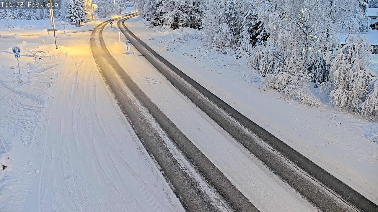 Kelikamerat Kuva Tie 78 Rovaniemi, Pöykkölä, Rovaniemi, Lappi