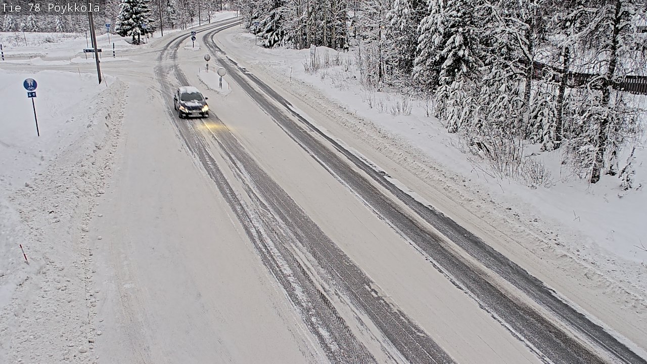 Kelikamerat Kuva Tie 78 Rovaniemi, Pöykkölä, Rovaniemi, Lappi