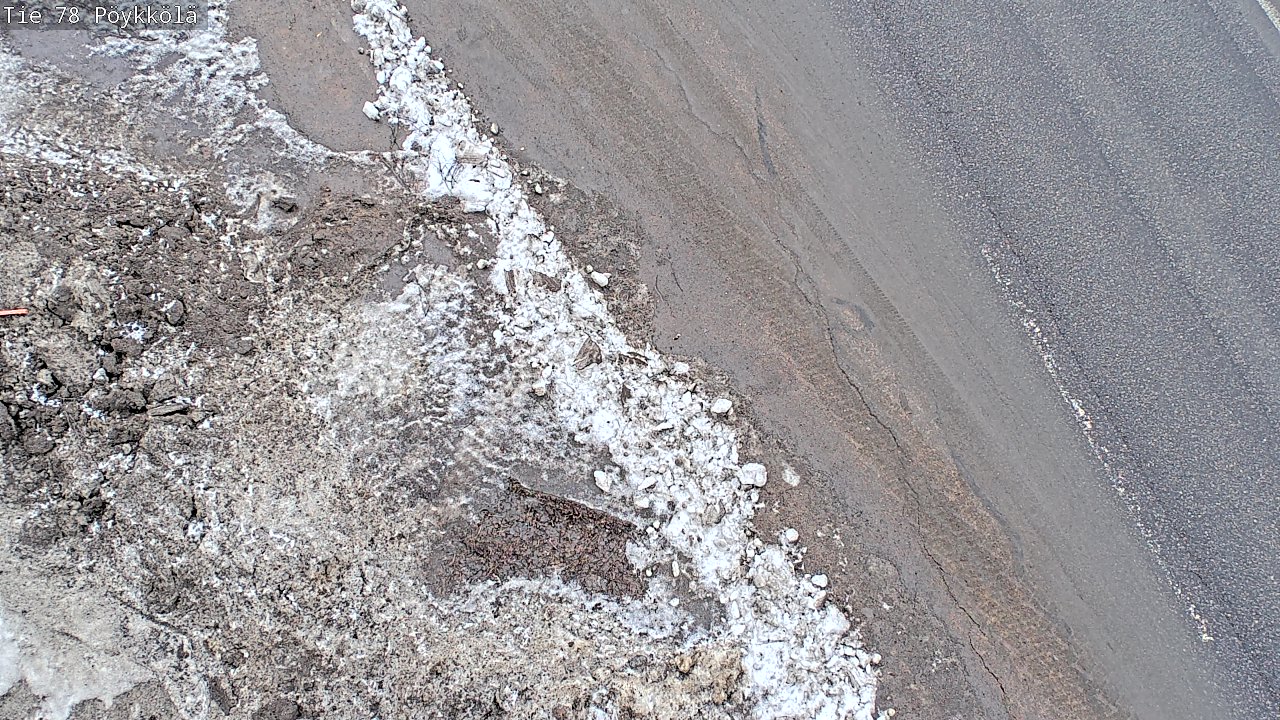 Weather Camera Image Väg 78 Rovaniemi, Pöykkölä, Rovaniemi, Lappi