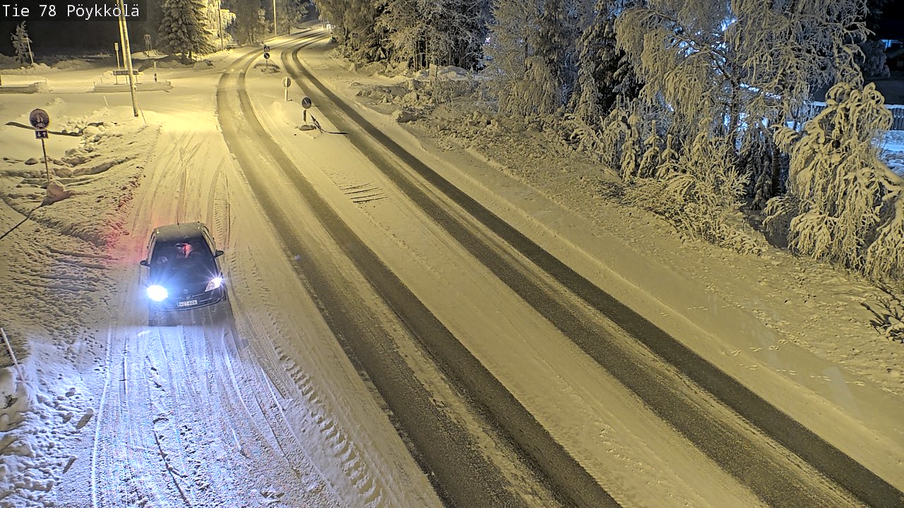 Kelikamerat Kuva Tie 78 Rovaniemi, Pöykkölä, Rovaniemi, Lappi