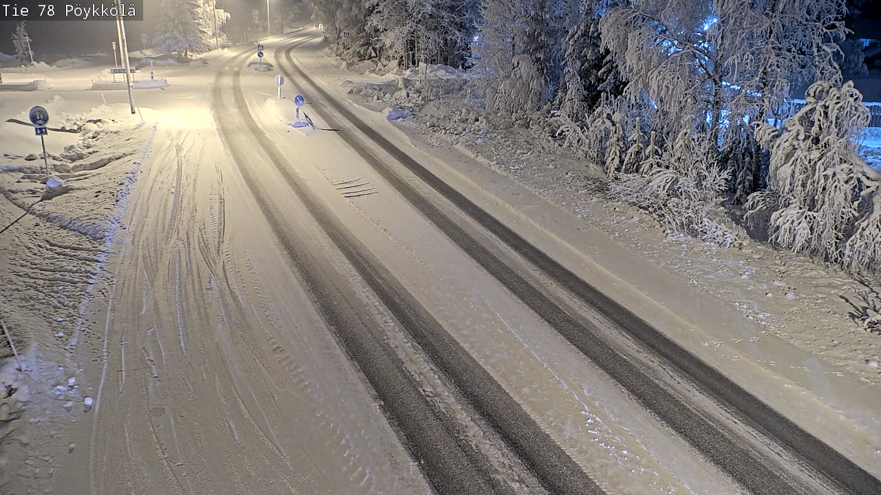 Kelikamerat Kuva Tie 78 Rovaniemi, Pöykkölä, Rovaniemi, Lappi