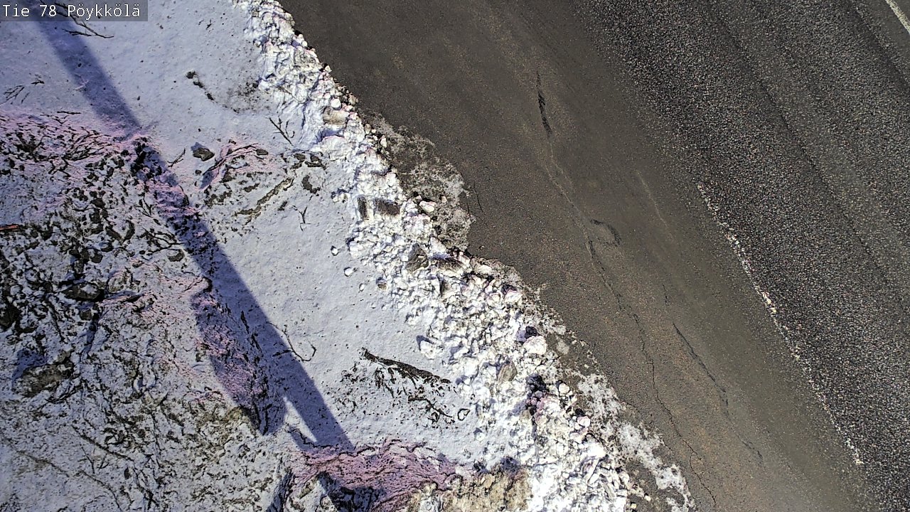 Kelikamerat Kuva Tie 78 Rovaniemi, Pöykkölä, Rovaniemi, Lappi