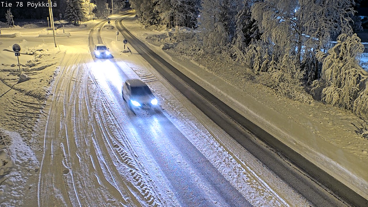 Kelikamerat Kuva Tie 78 Rovaniemi, Pöykkölä, Rovaniemi, Lappi