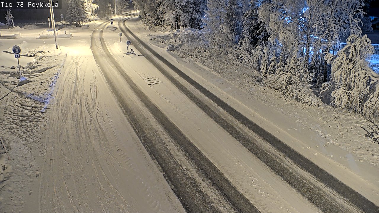 Kelikamerat Kuva Tie 78 Rovaniemi, Pöykkölä, Rovaniemi, Lappi