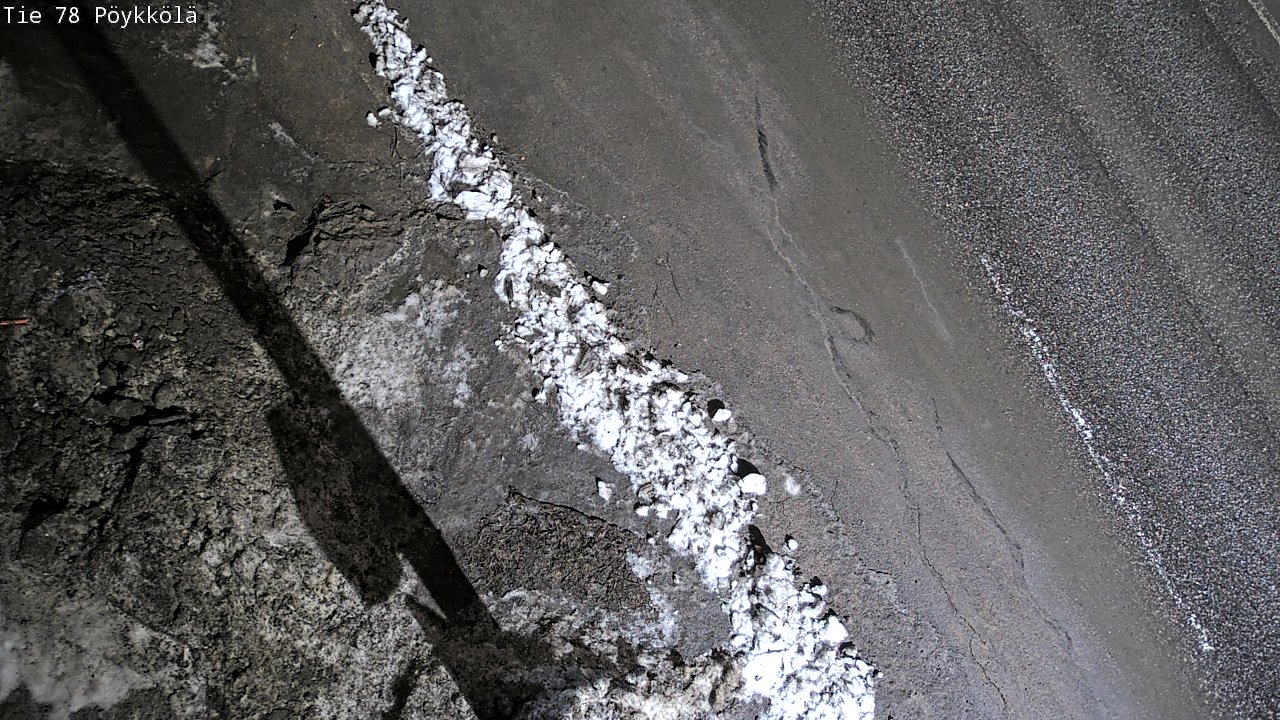 Weather Camera Image Road 78 Rovaniemi, Pöykkölä, Rovaniemi, Lappi