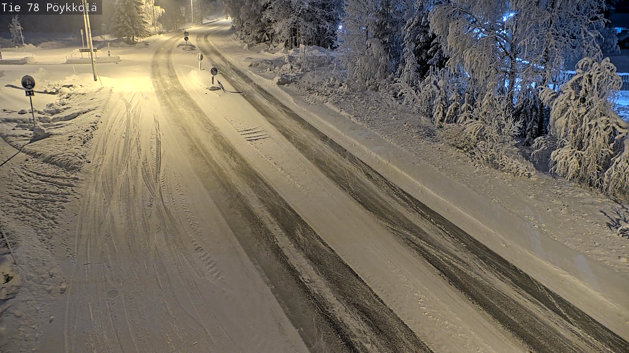 Kelikamerat Kuva Tie 78 Rovaniemi, Pöykkölä, Rovaniemi, Lappi
