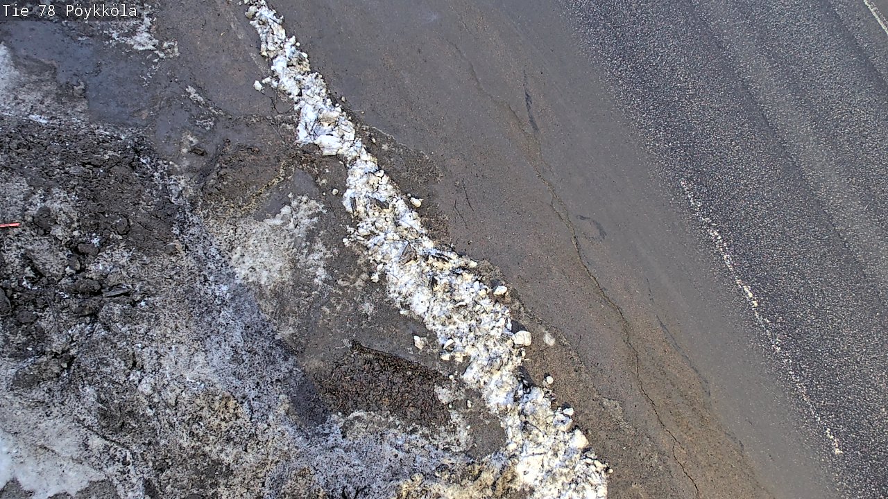 Weather Camera Image Road 78 Rovaniemi, Pöykkölä, Rovaniemi, Lappi