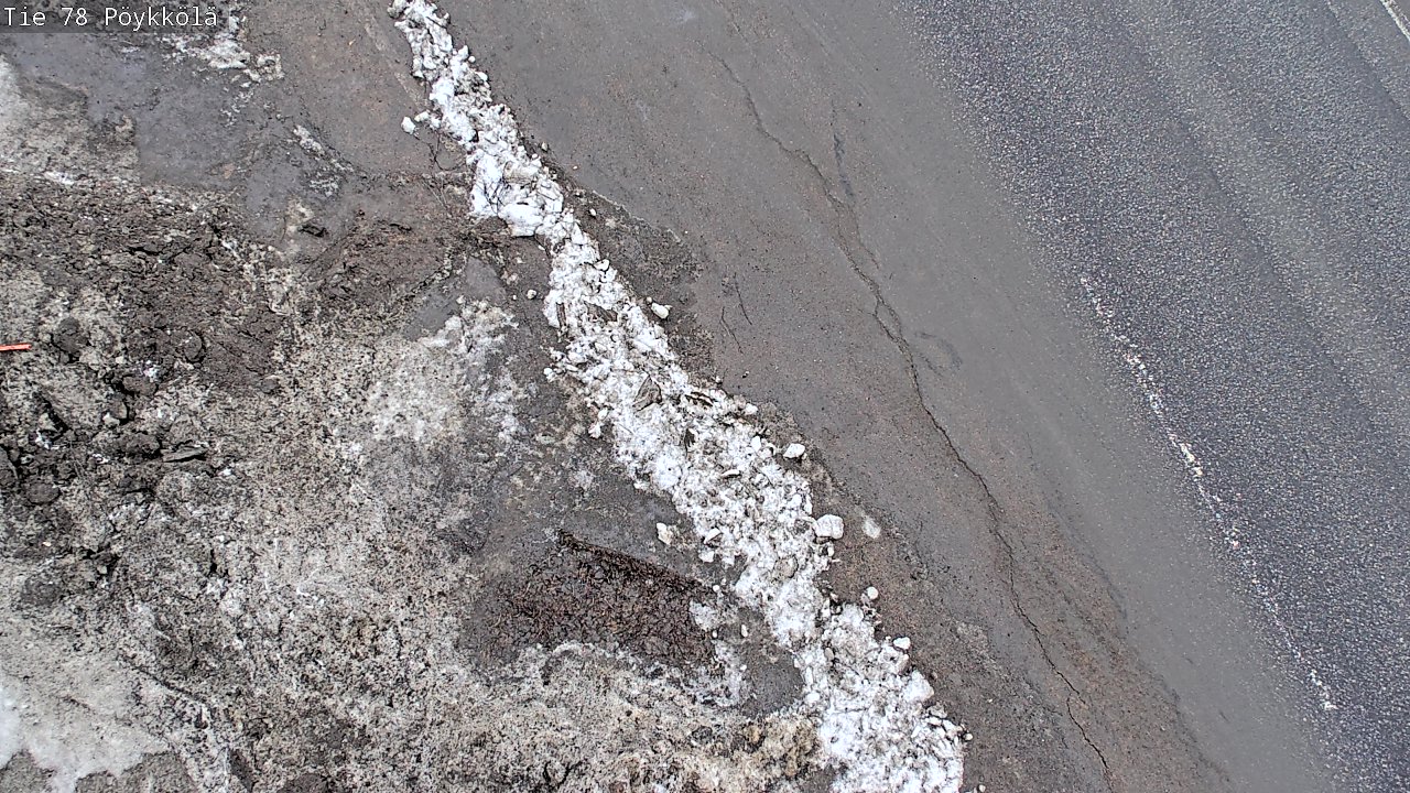 Weather Camera Image Road 78 Rovaniemi, Pöykkölä, Rovaniemi, Lappi