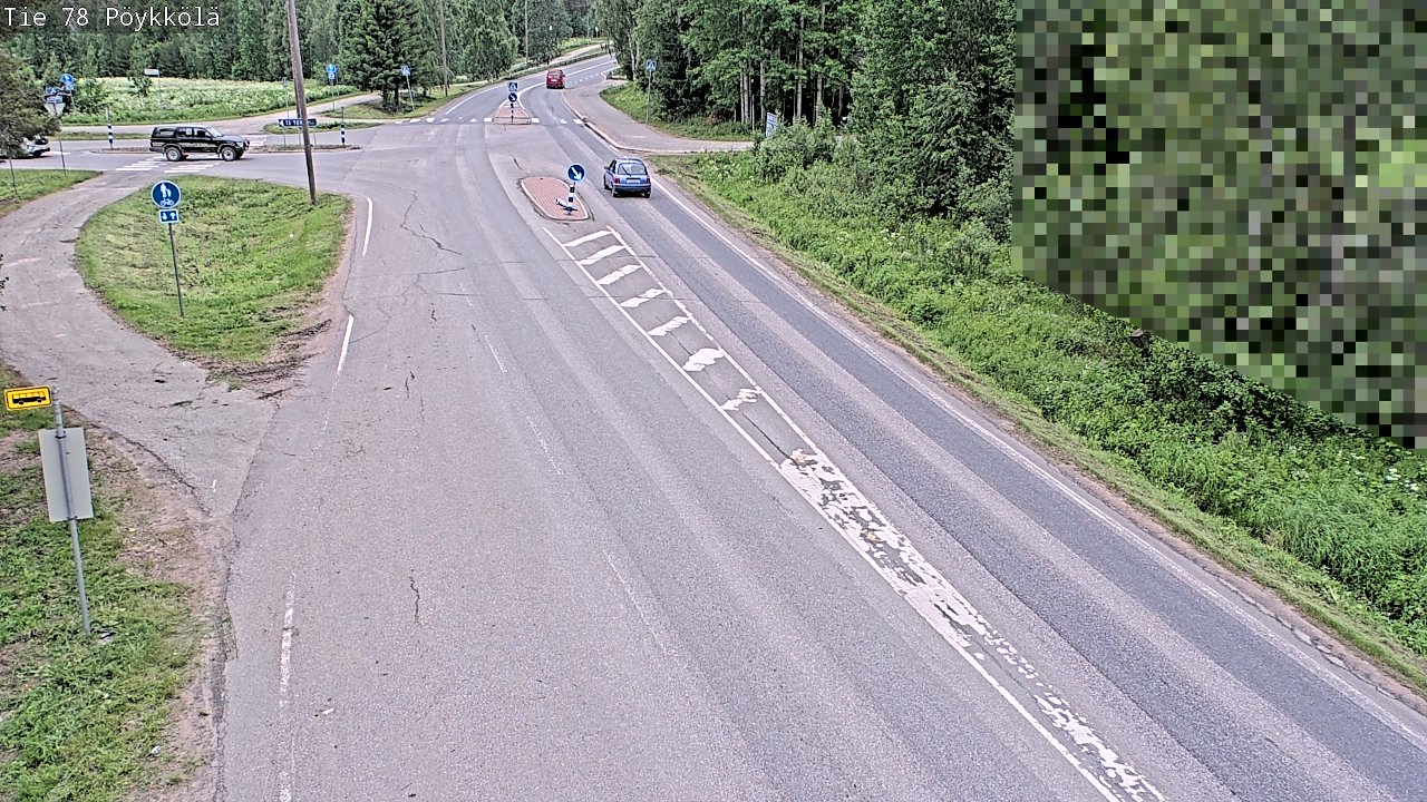 Weather Camera Image Väg 78 Rovaniemi, Pöykkölä, Rovaniemi, Lappi
