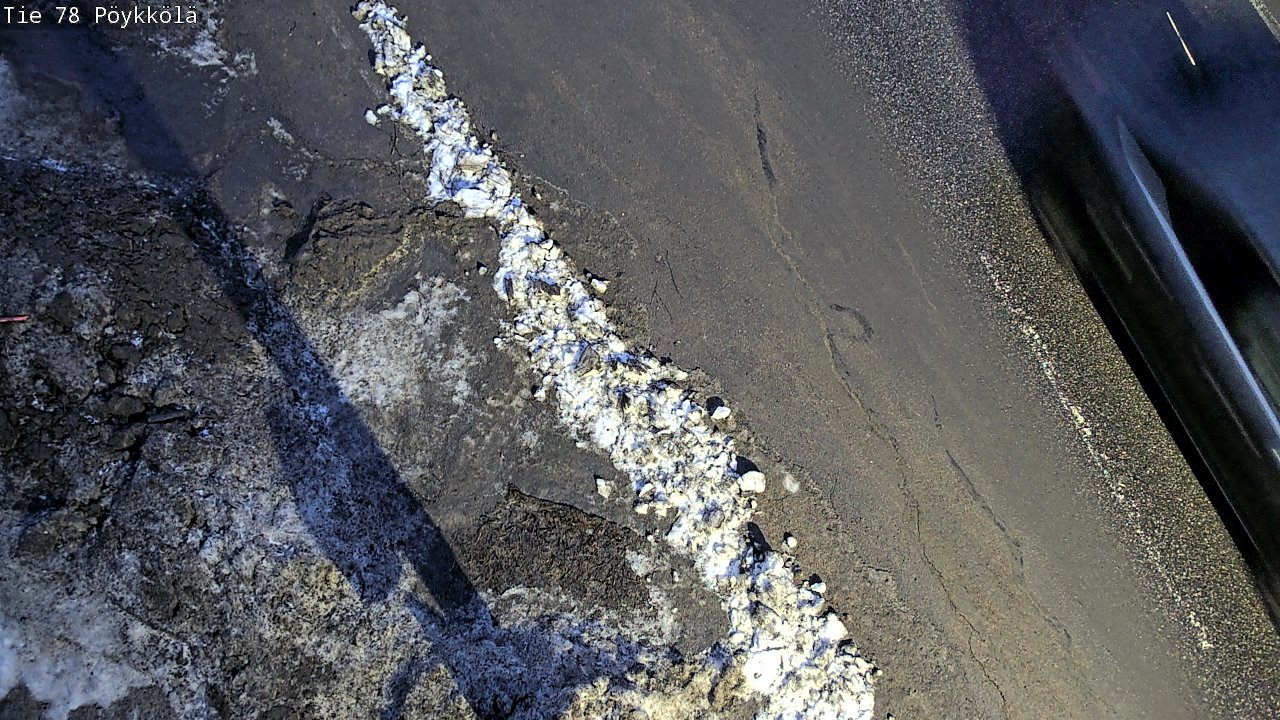 Weather Camera Image Road 78 Rovaniemi, Pöykkölä, Rovaniemi, Lappi