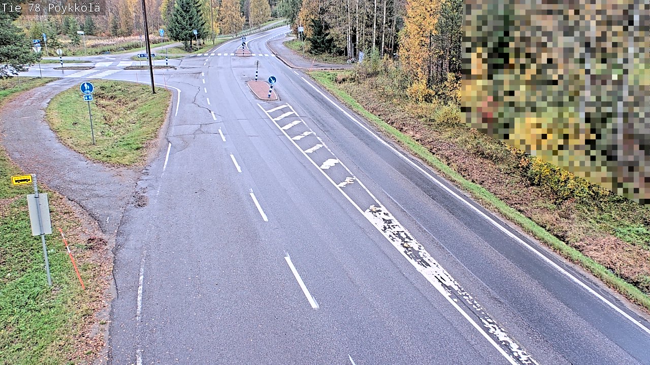 Kelikamerat Kuva Tie 78 Rovaniemi, Pöykkölä, Rovaniemi, Lappi