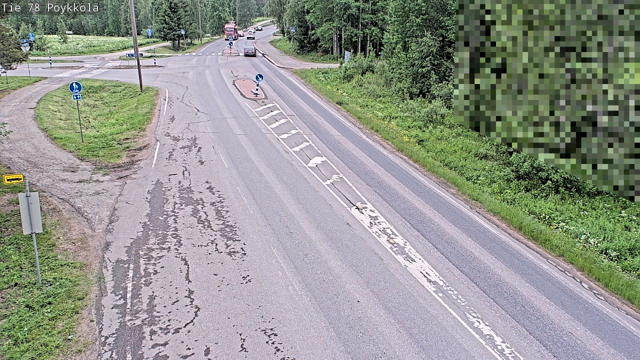 Kelikamerat Kuva Tie 78 Rovaniemi, Pöykkölä, Rovaniemi, Lappi