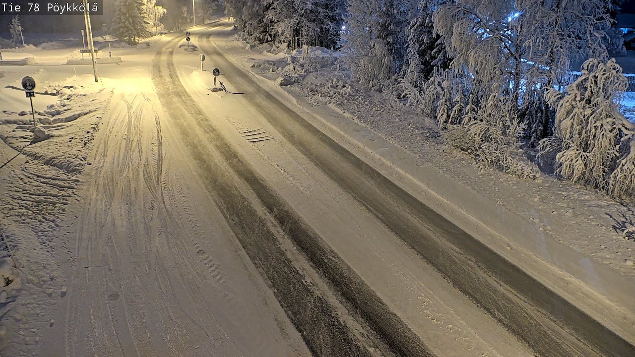 Kelikamerat Kuva Tie 78 Rovaniemi, Pöykkölä, Rovaniemi, Lappi