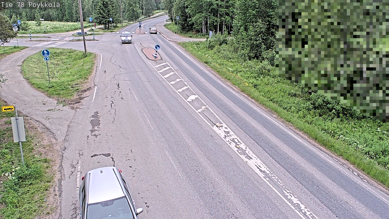 Kelikamerat Kuva Tie 78 Rovaniemi, Pöykkölä, Rovaniemi, Lappi