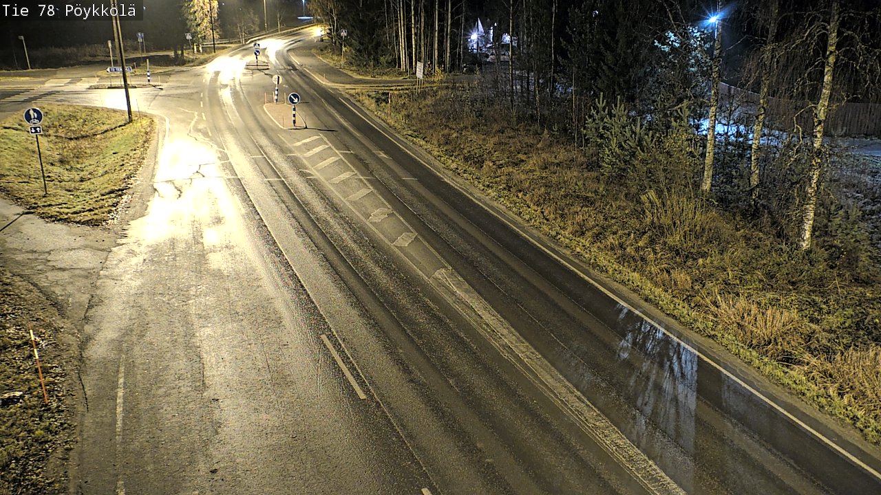 Weather Camera Image Road 78 Rovaniemi, Pöykkölä, Rovaniemi, Lappi