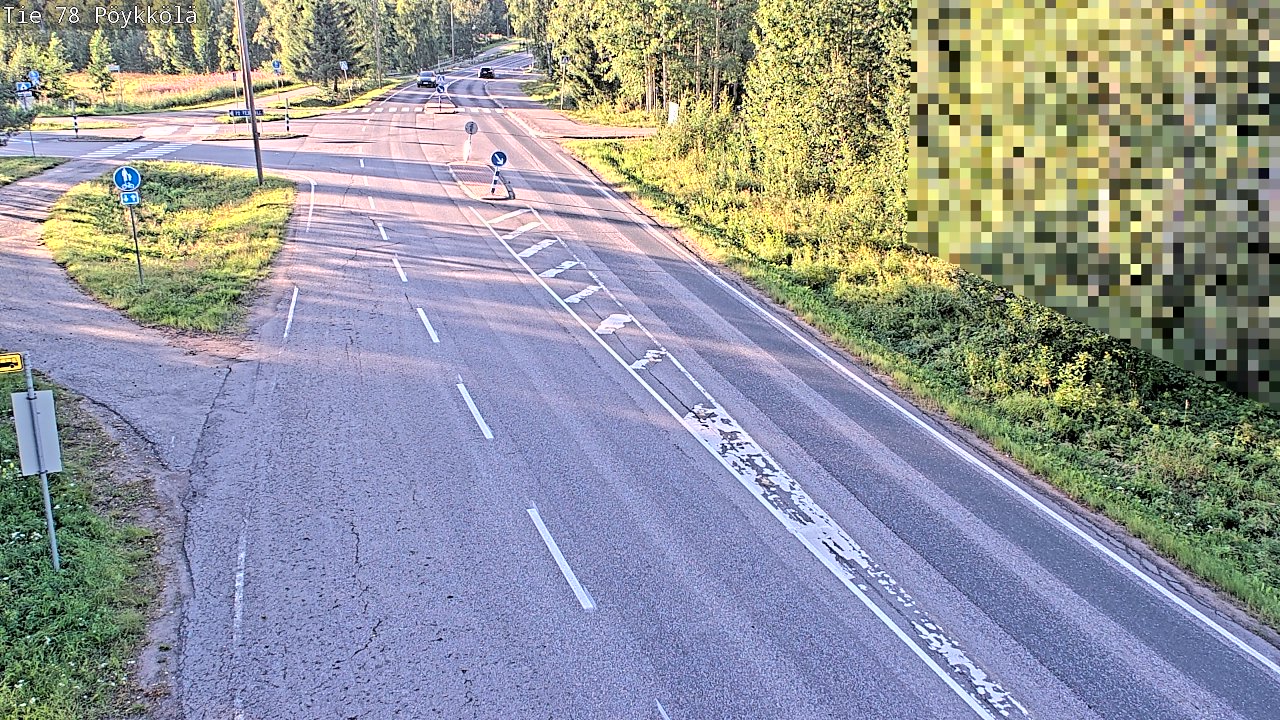 Kelikamerat Kuva Tie 78 Rovaniemi, Pöykkölä, Rovaniemi, Lappi