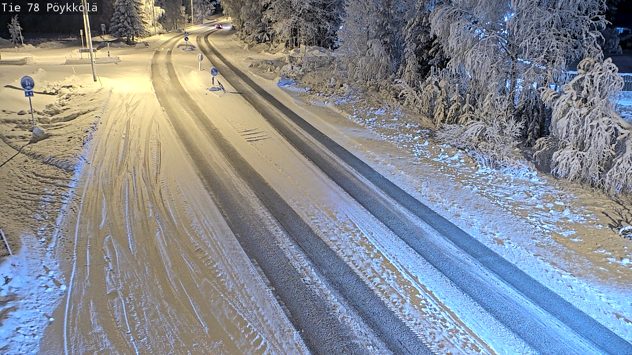 Kelikamerat Kuva Tie 78 Rovaniemi, Pöykkölä, Rovaniemi, Lappi