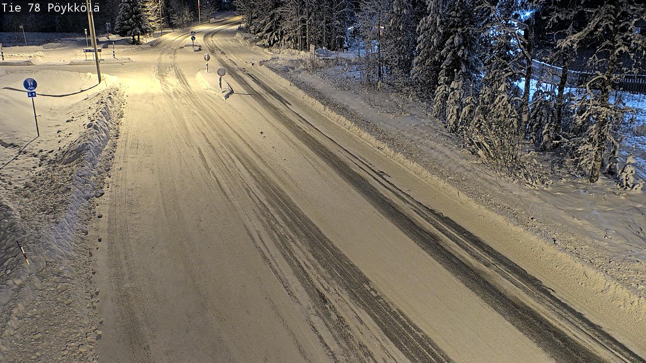 Kelikamerat Kuva Tie 78 Rovaniemi, Pöykkölä, Rovaniemi, Lappi