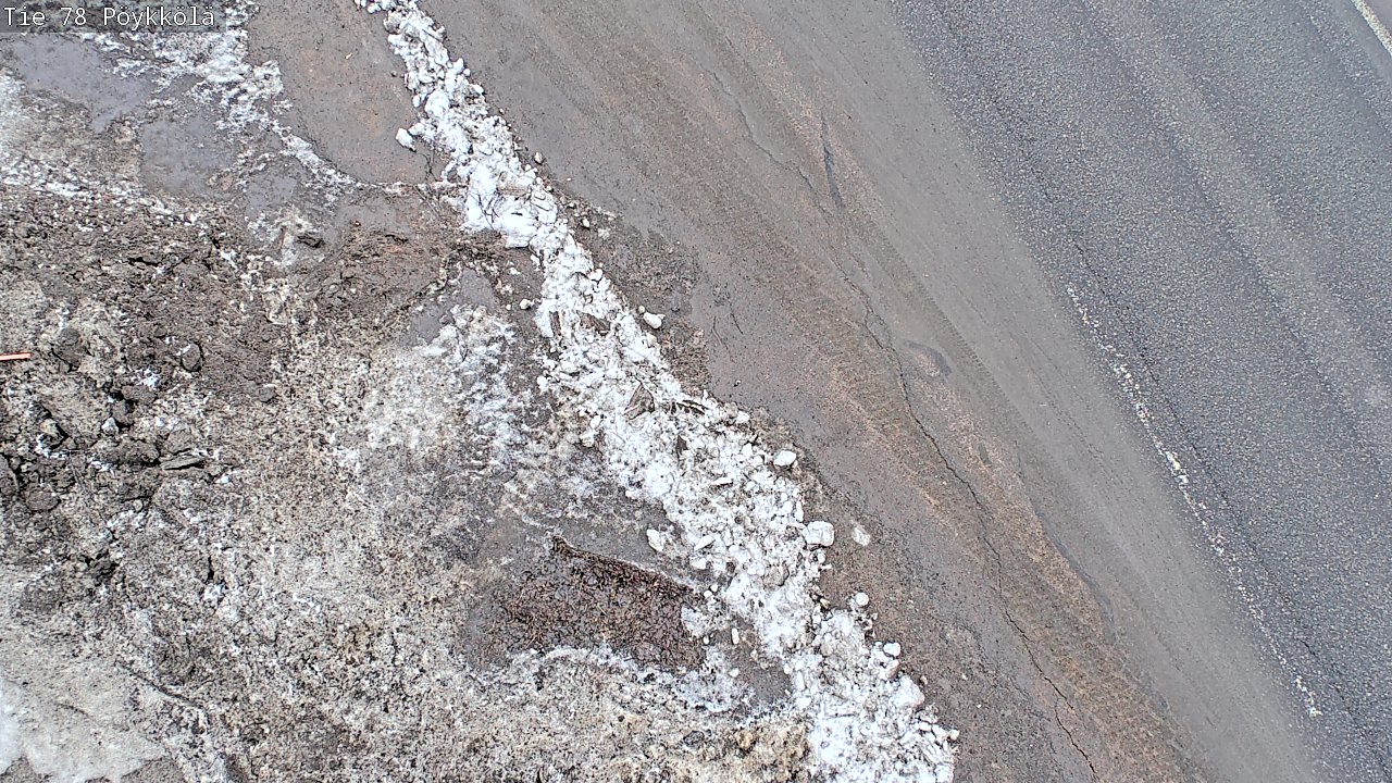 Weather Camera Image Road 78 Rovaniemi, Pöykkölä, Rovaniemi, Lappi