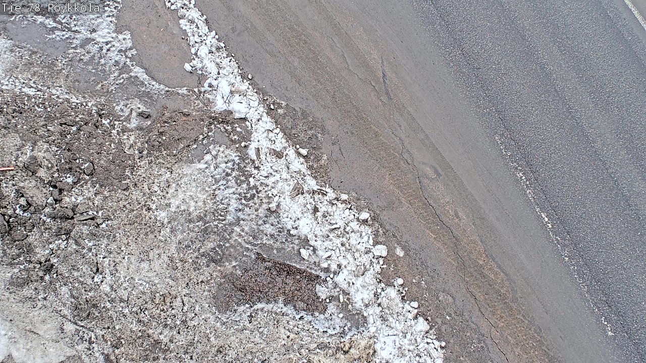 Weather Camera Image Väg 78 Rovaniemi, Pöykkölä, Rovaniemi, Lappi