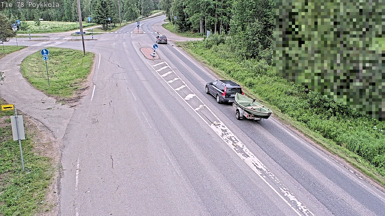 Weather Camera Image Väg 78 Rovaniemi, Pöykkölä, Rovaniemi, Lappi