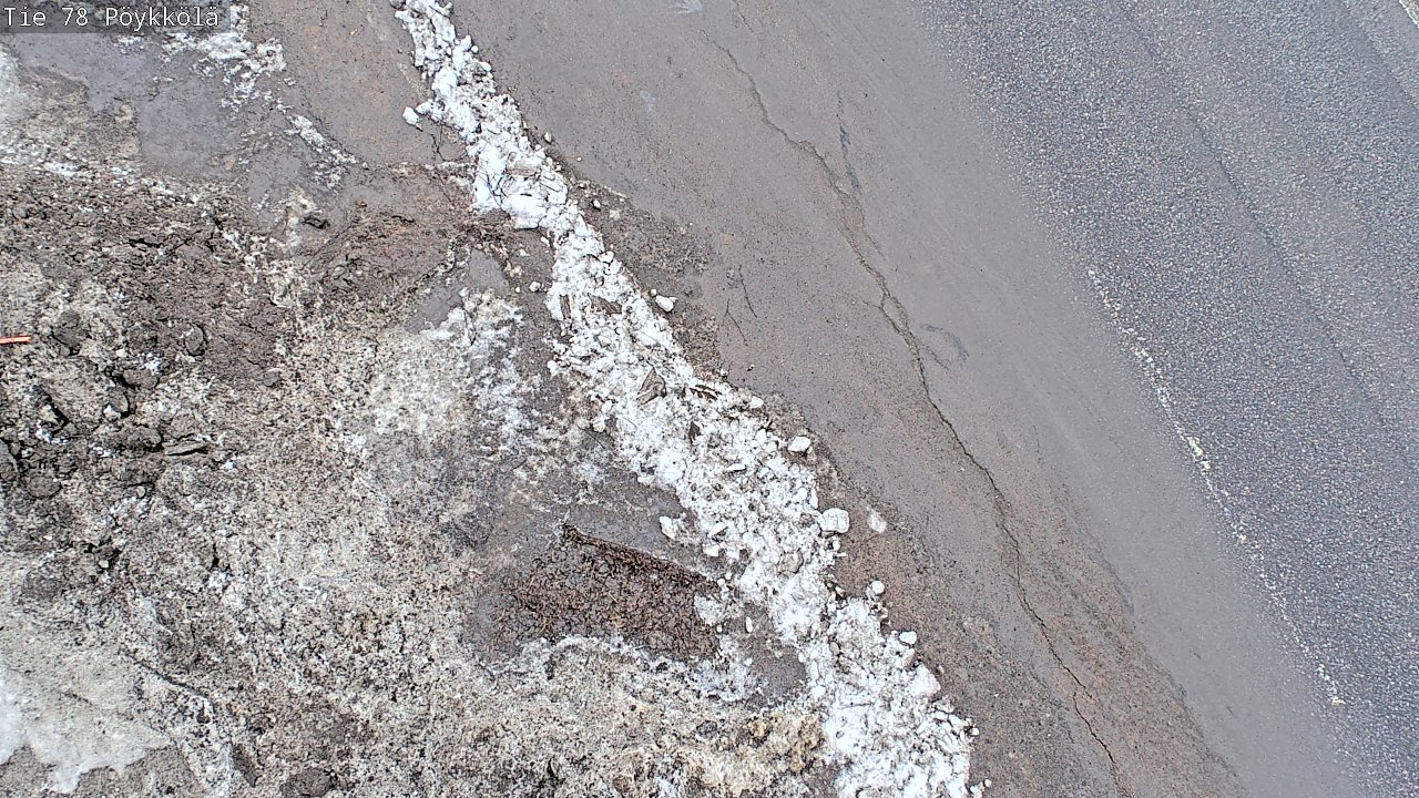 Weather Camera Image Väg 78 Rovaniemi, Pöykkölä, Rovaniemi, Lappi