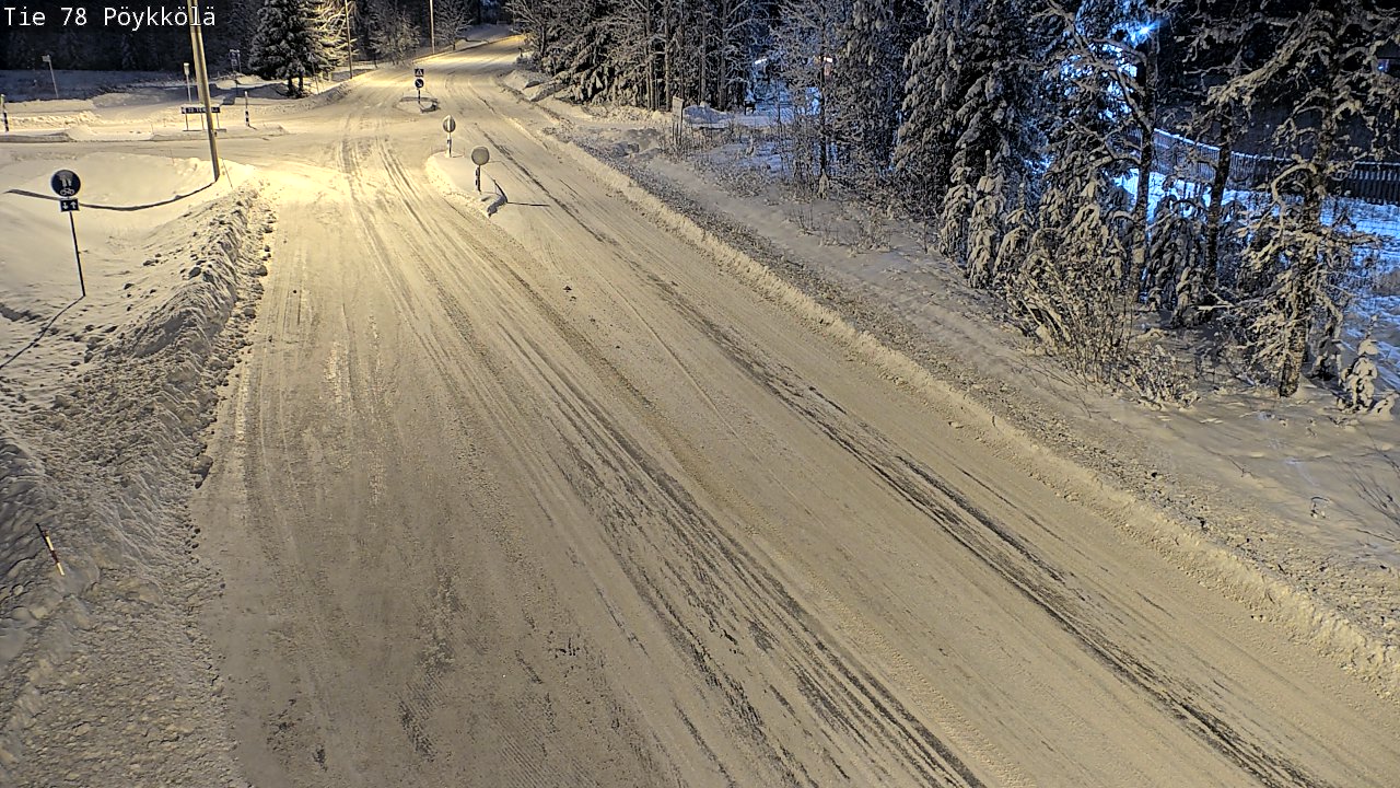 Kelikamerat Kuva Tie 78 Rovaniemi, Pöykkölä, Rovaniemi, Lappi