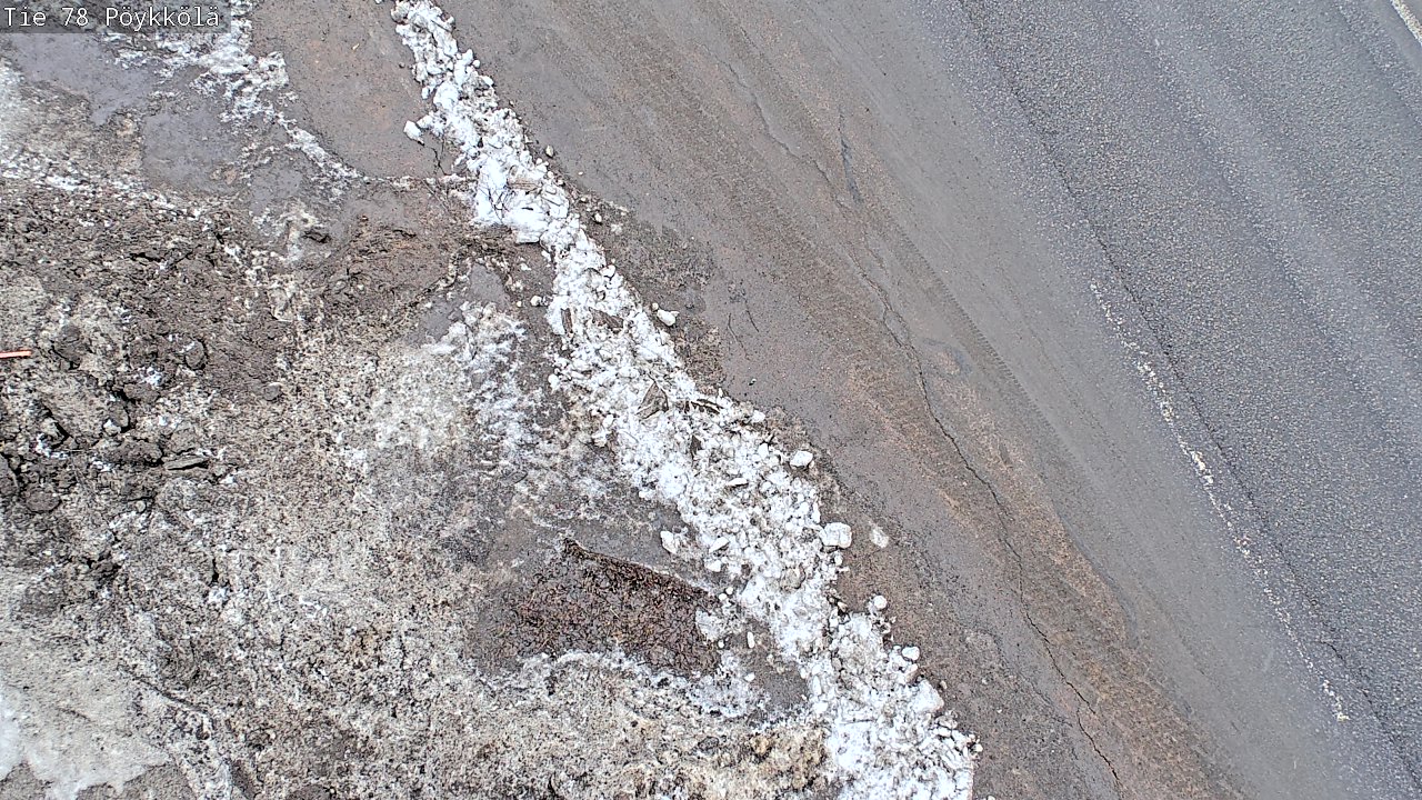 Weather Camera Image Väg 78 Rovaniemi, Pöykkölä, Rovaniemi, Lappi