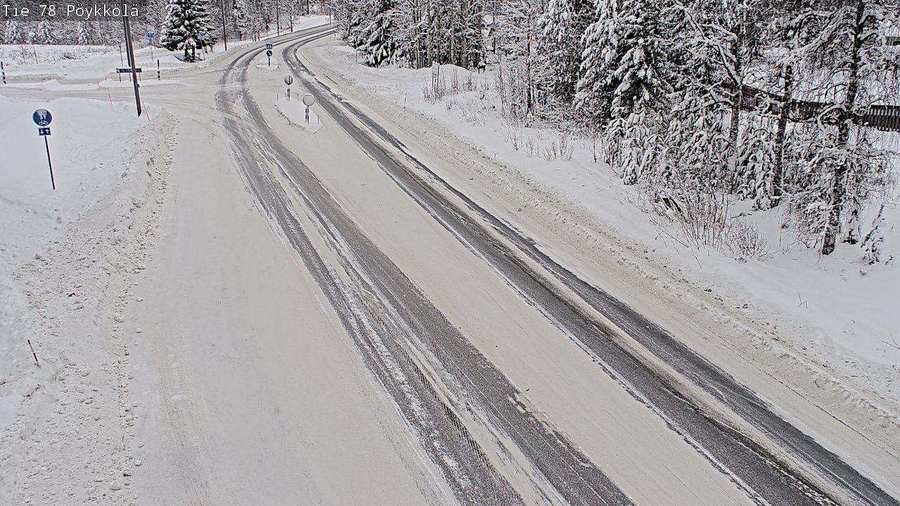 Kelikamerat Kuva Tie 78 Rovaniemi, Pöykkölä, Rovaniemi, Lappi