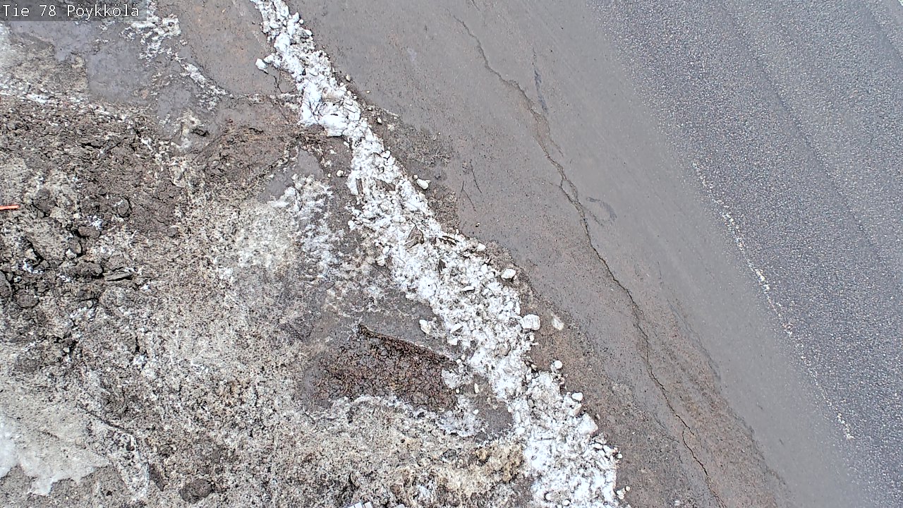 Weather Camera Image Väg 78 Rovaniemi, Pöykkölä, Rovaniemi, Lappi