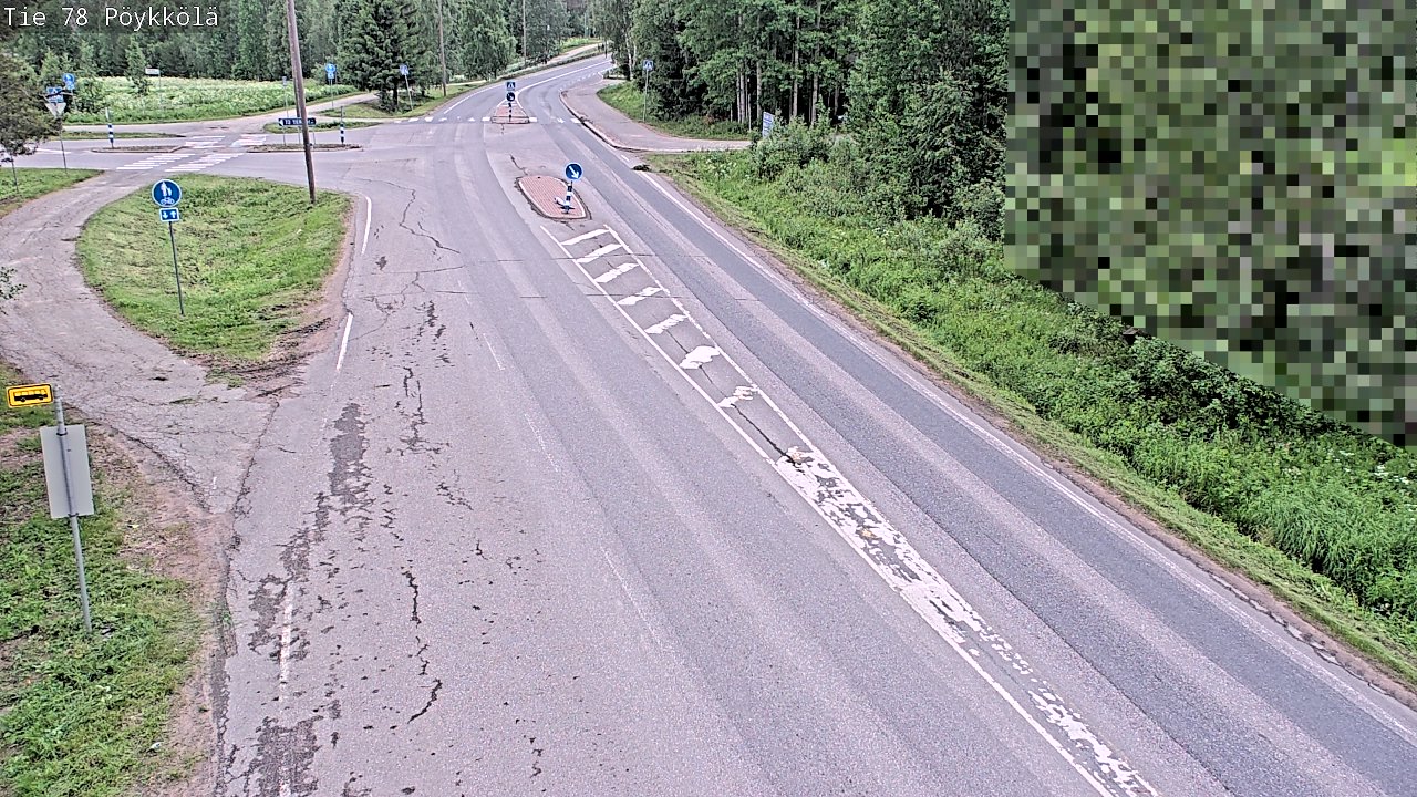 Kelikamerat Kuva Tie 78 Rovaniemi, Pöykkölä, Rovaniemi, Lappi