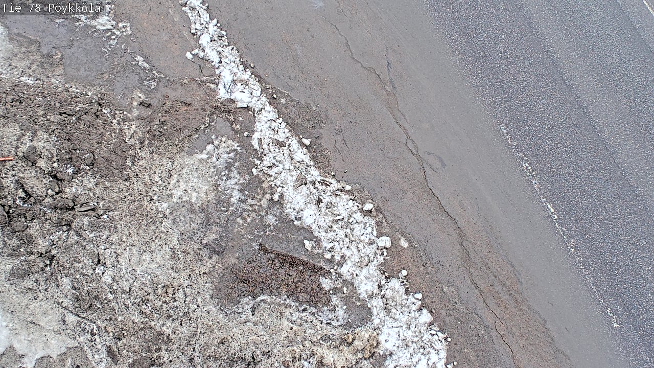 Weather Camera Image Väg 78 Rovaniemi, Pöykkölä, Rovaniemi, Lappi