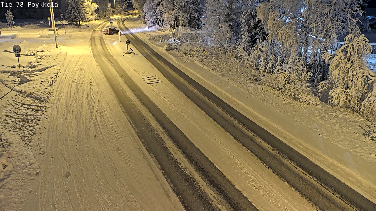 Kelikamerat Kuva Tie 78 Rovaniemi, Pöykkölä, Rovaniemi, Lappi