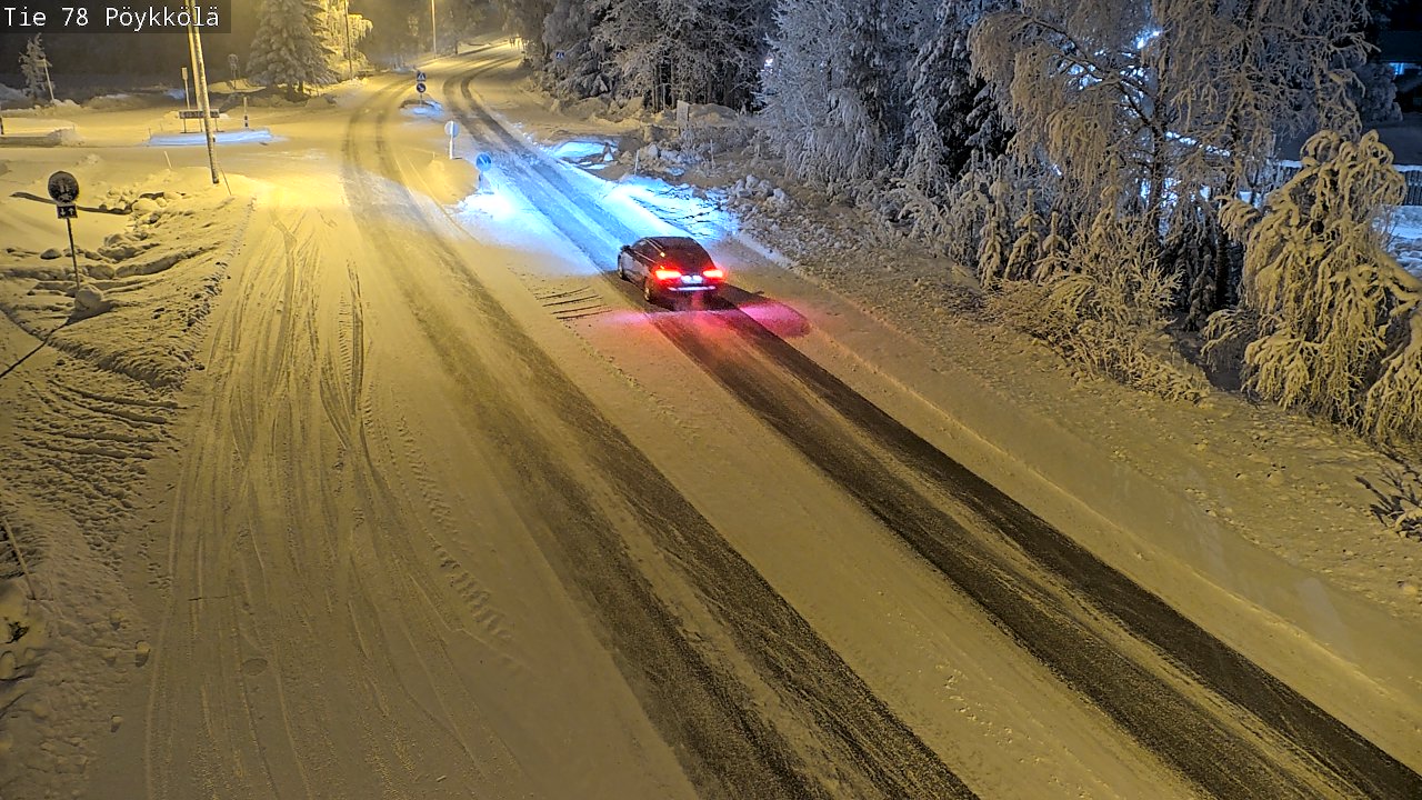 Kelikamerat Kuva Tie 78 Rovaniemi, Pöykkölä, Rovaniemi, Lappi
