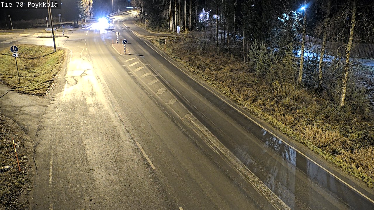 Kelikamerat Kuva Tie 78 Rovaniemi, Pöykkölä, Rovaniemi, Lappi