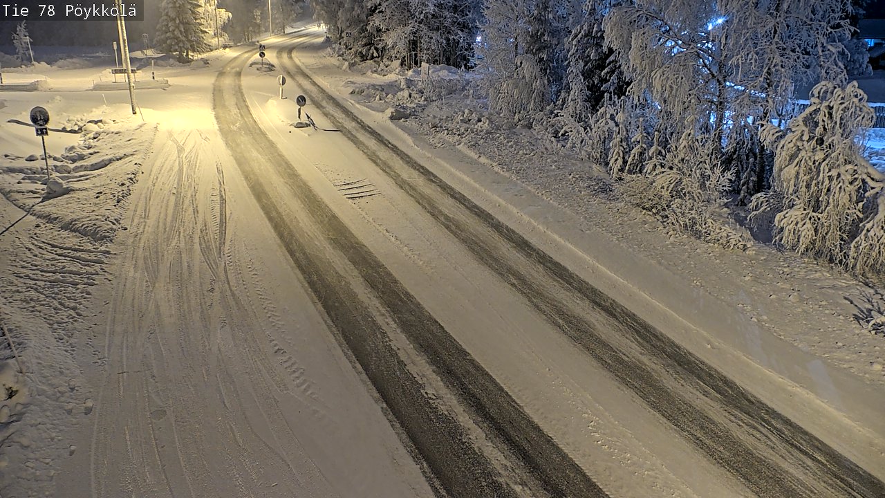 Kelikamerat Kuva Tie 78 Rovaniemi, Pöykkölä, Rovaniemi, Lappi