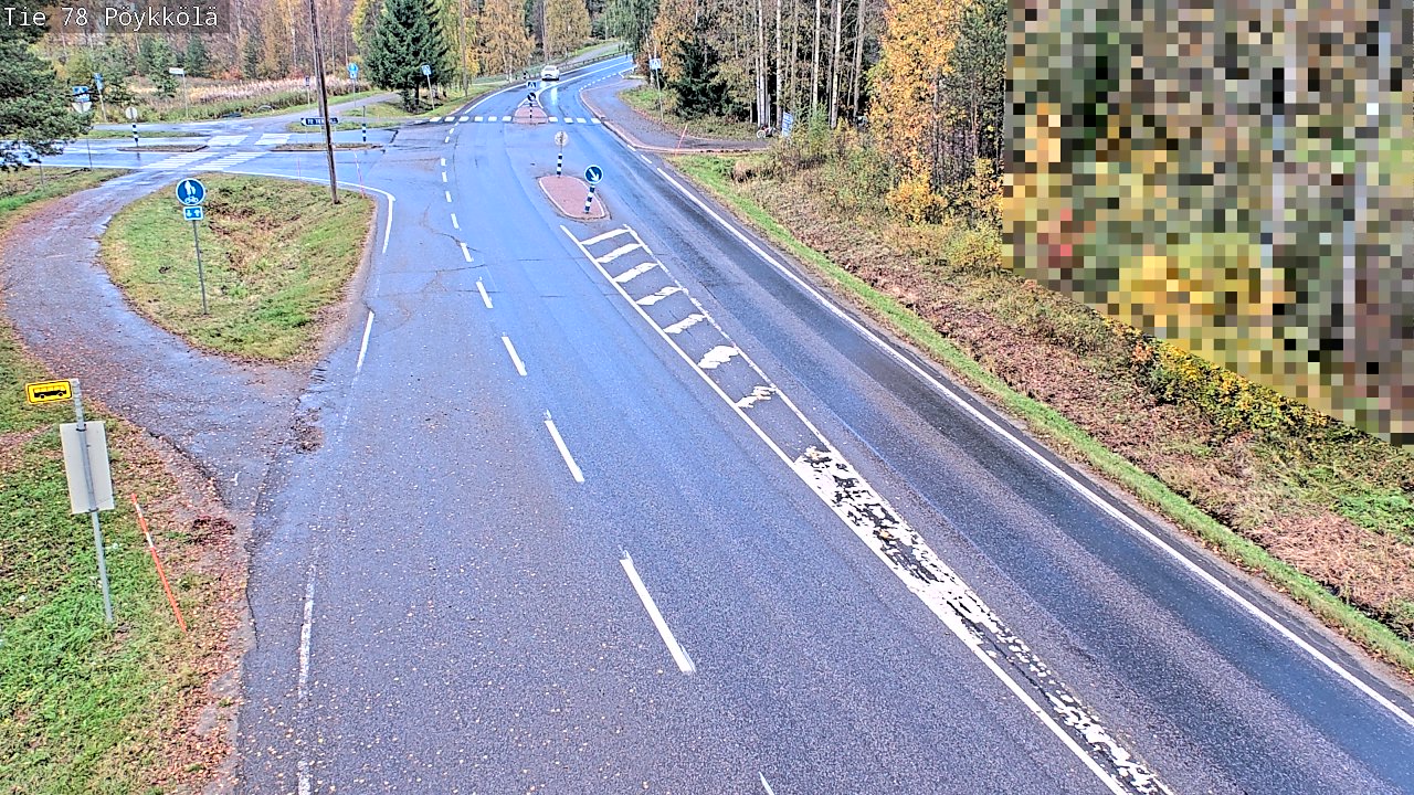 Kelikamerat Kuva Tie 78 Rovaniemi, Pöykkölä, Rovaniemi, Lappi