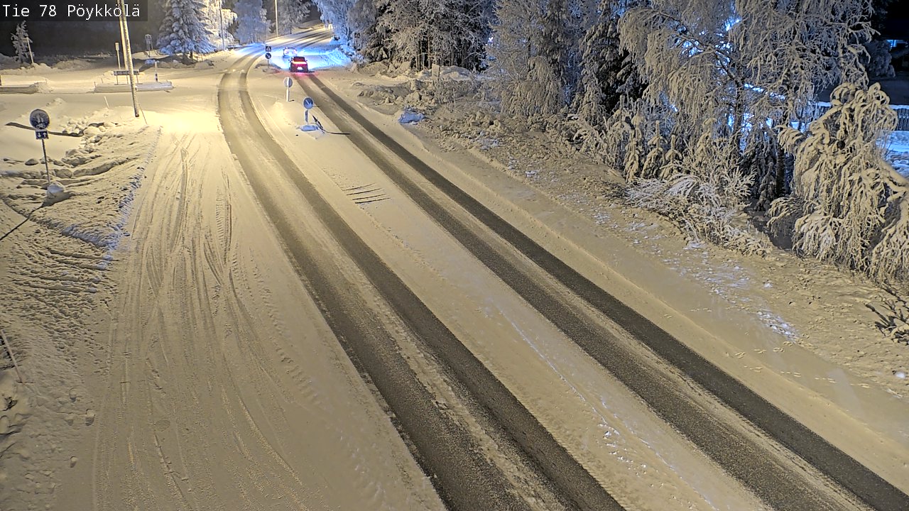 Kelikamerat Kuva Tie 78 Rovaniemi, Pöykkölä, Rovaniemi, Lappi