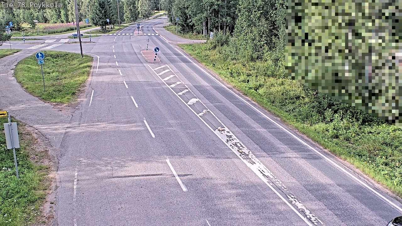 Kelikamerat Kuva Tie 78 Rovaniemi, Pöykkölä, Rovaniemi, Lappi