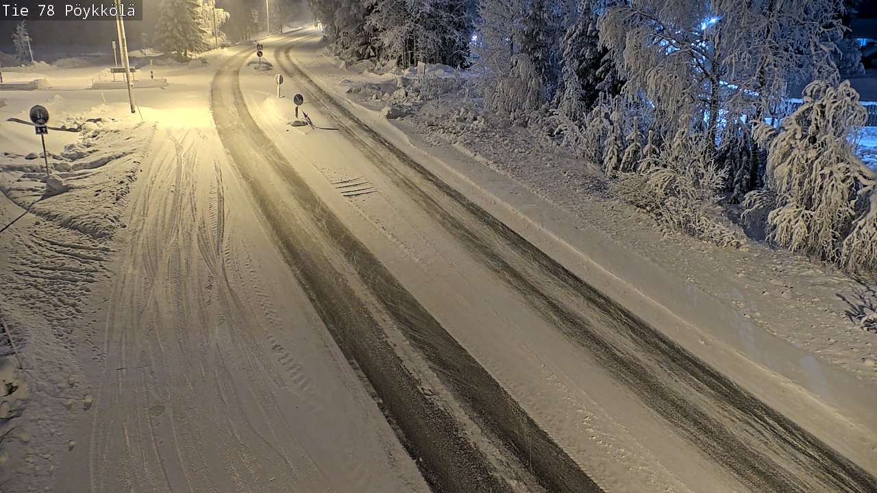 Kelikamerat Kuva Tie 78 Rovaniemi, Pöykkölä, Rovaniemi, Lappi