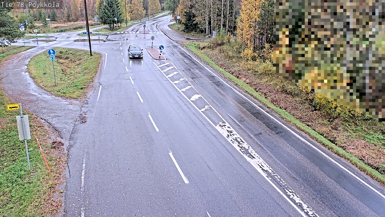 Kelikamerat Kuva Tie 78 Rovaniemi, Pöykkölä, Rovaniemi, Lappi