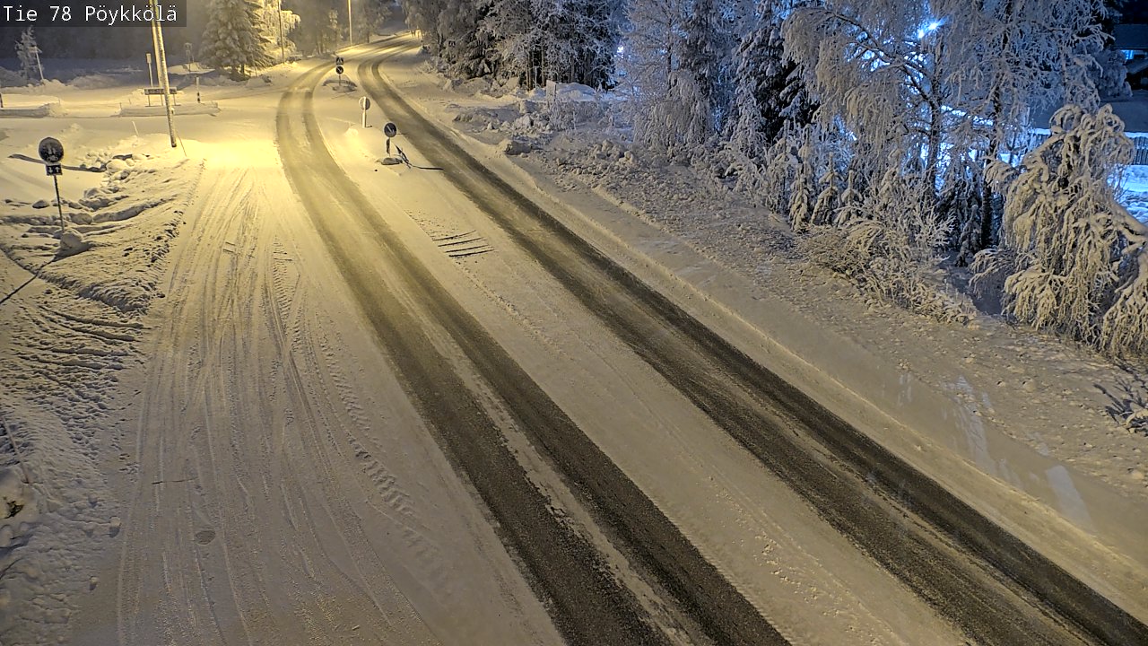 Kelikamerat Kuva Tie 78 Rovaniemi, Pöykkölä, Rovaniemi, Lappi