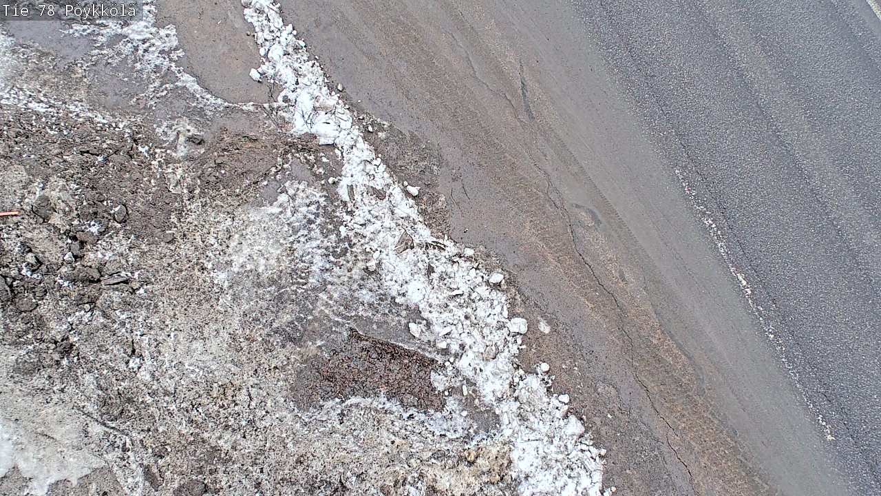 Weather Camera Image Väg 78 Rovaniemi, Pöykkölä, Rovaniemi, Lappi