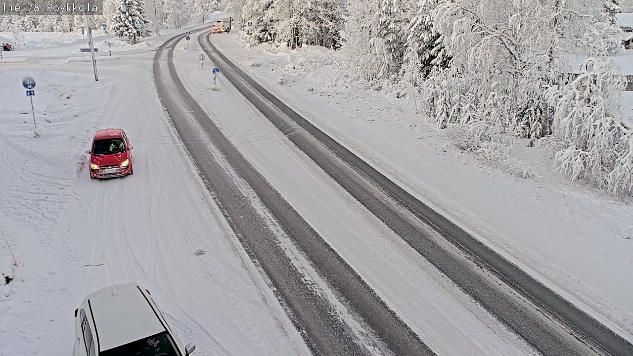 Kelikamerat Kuva Tie 78 Rovaniemi, Pöykkölä, Rovaniemi, Lappi