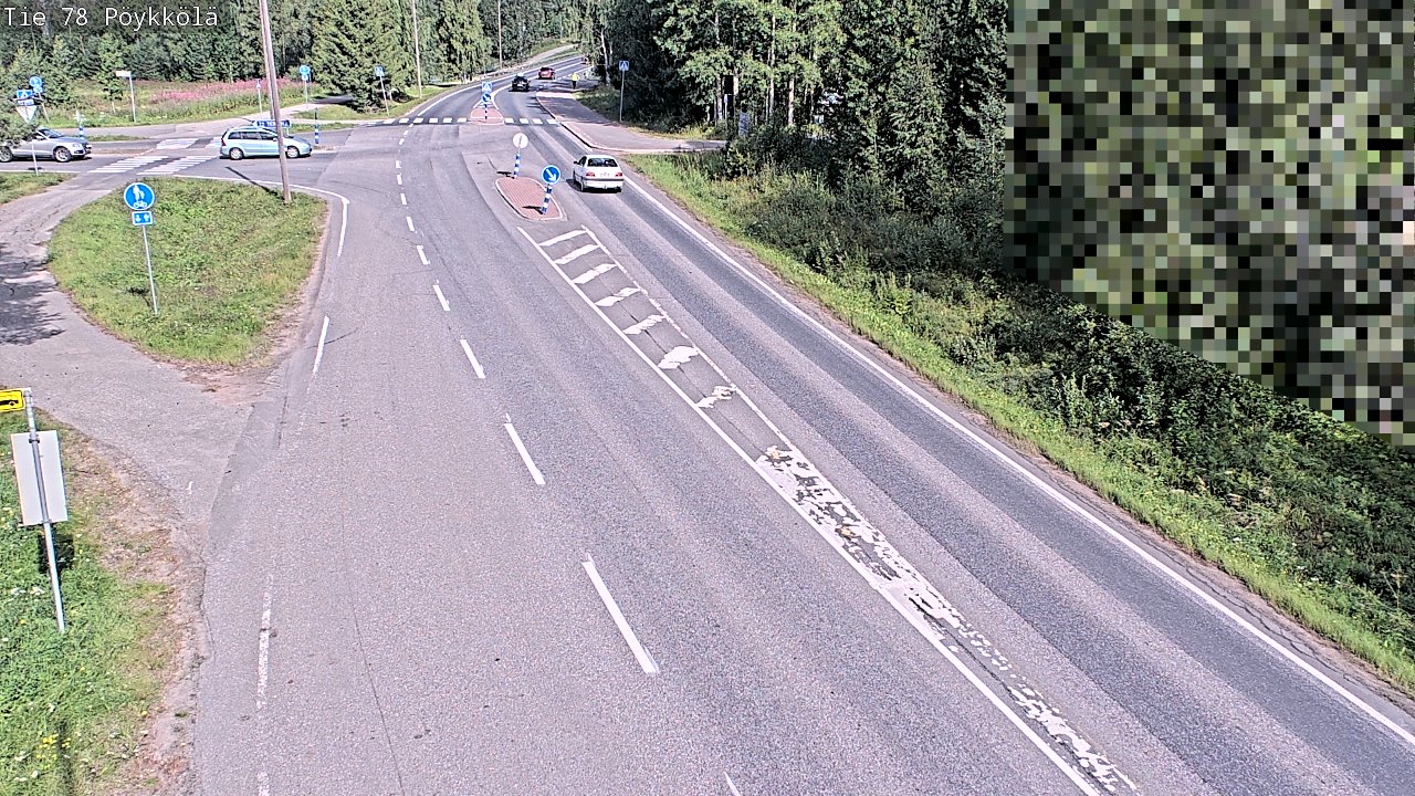 Weather Camera Image Väg 78 Rovaniemi, Pöykkölä, Rovaniemi, Lappi
